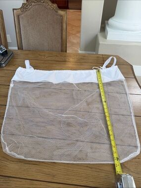 Laundry Bag Travel White with drawstring